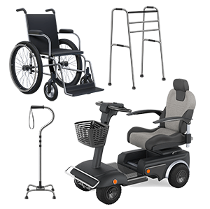 Mobility products - wheelchairs, electric wheelchairs, walkers, ECV, mobile scooters and more - for sale - for rent